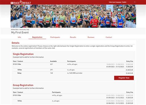 myraceresult|Timing.